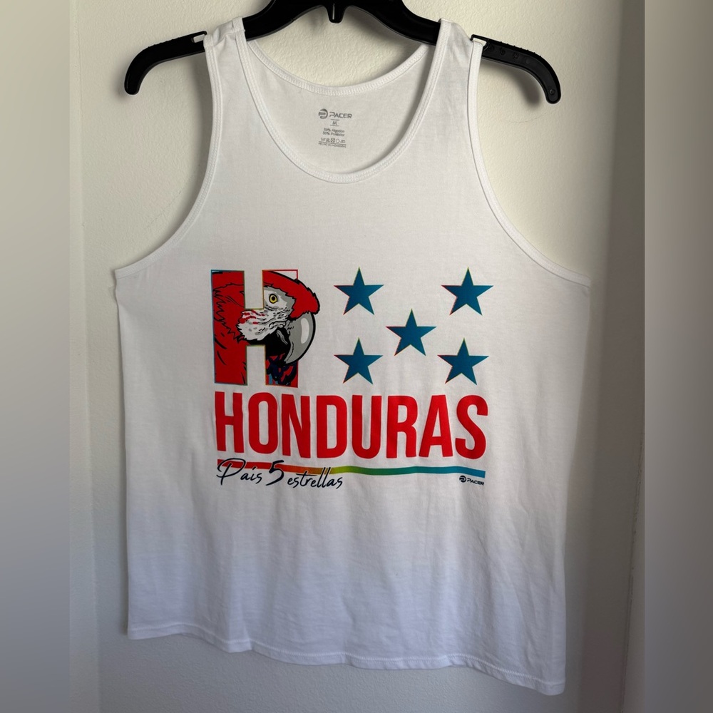 Pacer White Honduras Parrot Tank Top size m